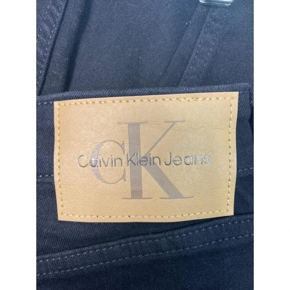 Calvin Klein Men's Slim High Stretch Black‎ Jeans 30x30 NWT Soft Flex Denim